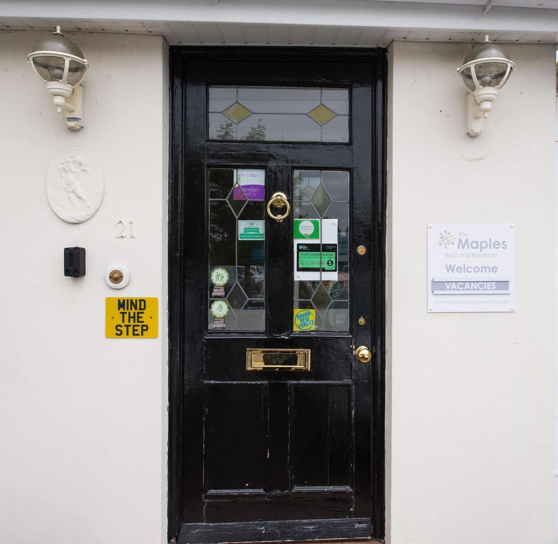 The Maples Bed and Breakfast Hythe  Exteriör bild